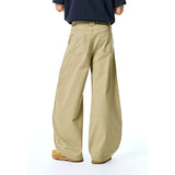 Washed Baggy Mid Waist Jeans