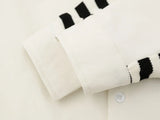 Embroidered Patchwork Cargo Safari Style Shirt