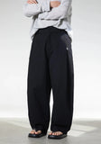 Old Money Style Pleated Wide Leg Suit Pants