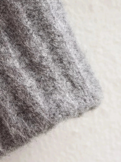Knitted Crew Neck Sweater