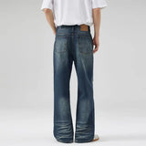 Vintage Slim Fit Flared Denim Jeans