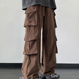 Versatile American Stylish Multi Pocket Pants