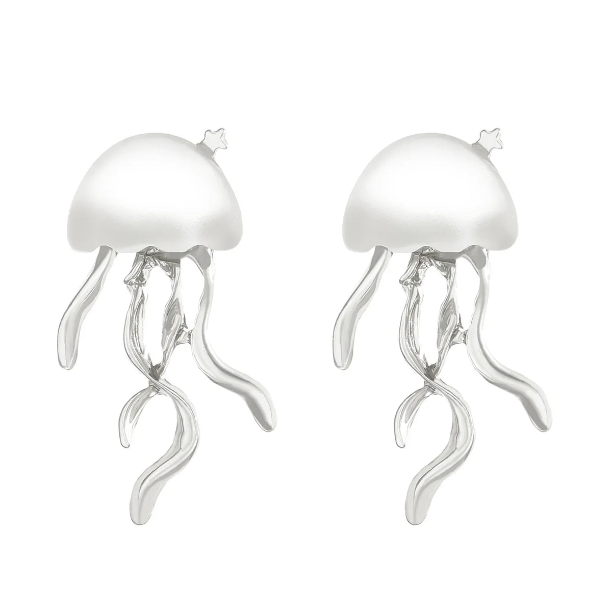 Deep Sea Jellyfish Crystal Earrings