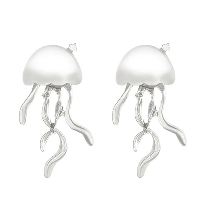 Deep Sea Jellyfish Crystal Earrings