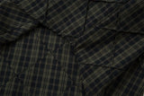 Streetwear Plaid Spliced Long Sleeve Lapel Shirt