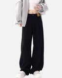 Black Loose Women's Wide Leg Jeans