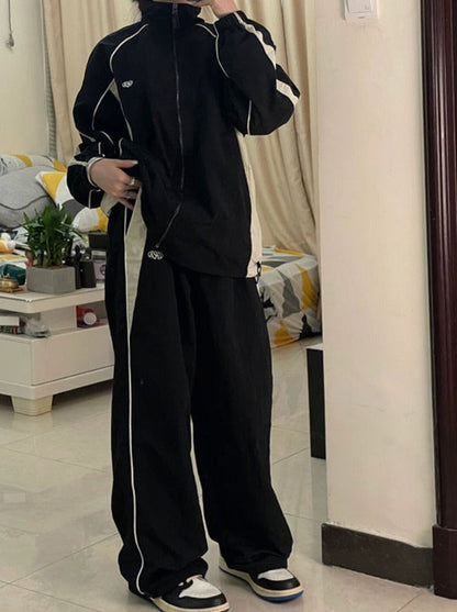 Striped Baggy Pants