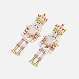 King Design Crystal Stone Drop Earrings