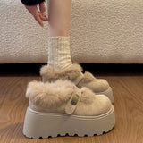 Chunky Platform Wedge Shoes
