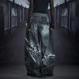 Streetwear High Quality Personalized 3D Printed Jeans