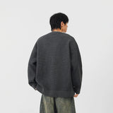 Chic Ribbed Knit Button Front Cardigan