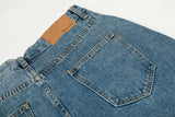 Durable Distressed Baggy Wide Leg Jeans