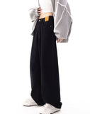 Black Loose Women's Wide Leg Jeans
