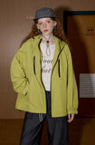 American Style Zipper Fall Windbreaker Jacket