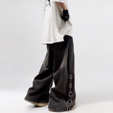 Retro Baggy American Style Denim Wide Leg Jeans