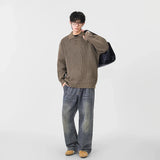 Y2K Cozy Ribbed Knit Polo Collar Sweater
