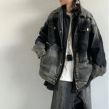 High-Quality Vintage Washed Denim Jacket