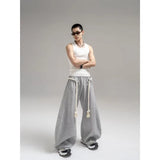 Thick Drawstring Loose Fit Sports Sweatpants