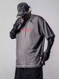 Dirty Washed Punk Style Tactical T-Shirt