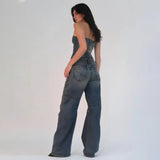 High Waist Vintage American Style Jeans