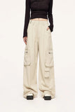 Multi Pockets Wide Leg Cargo Pants