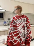 Spider Lazy Style Knitted Sweater