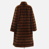 Winter Luxurious Faux Mink Fur Coat