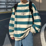 Striped Oversized Sweatshirt