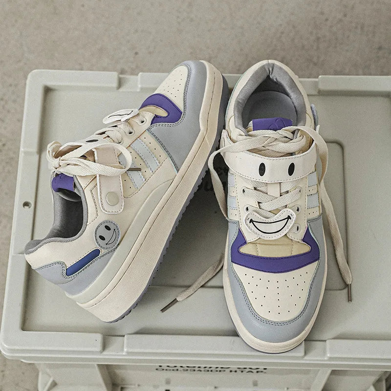 Smiley Strap Kicks Sneakers