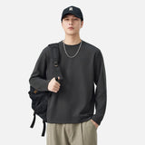 Cozy Winter Logo Solid Color Long Sleeve T-Shirt