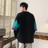 Ghost Letter Illusion Oversized Sweatshirt