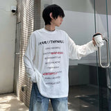 Statement Piece Round Collar Long T-Shirt