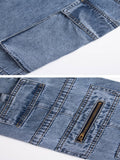 High Waist Cargo Jeans