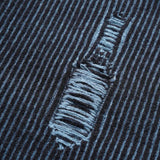 Y2K Grunge Knitted Stripe Ribbed Sweater