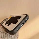Korean Plush Charm IPhone Case
