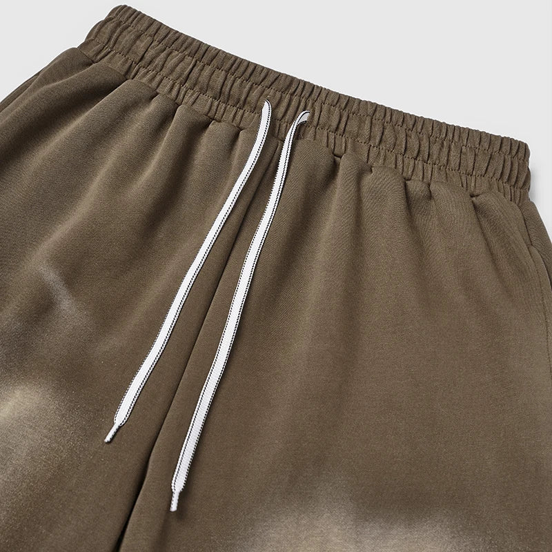 Washed Straight Sweatpants