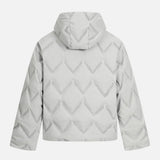 Premium Rhombus Plaid Hooded Windbreaker Jacket