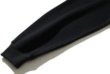 F Wave Black Solid Hoodie