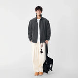 Y2K Lightweight Casual Fleece Zip-Up Jacket