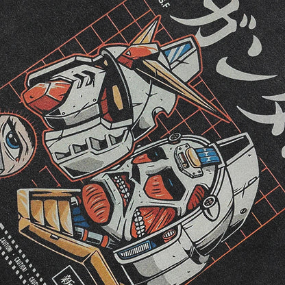 Anime Graphic Robotic T-shirt