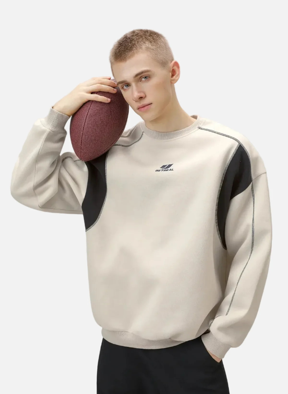 Bold Embroidered Heavyweight Oversized Sweatshirt