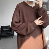 Oversized Ribbed Knit Soft Boy Sweater