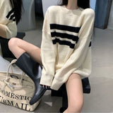 Striped Knitted Women's Sweater