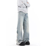 Vintage Streetwear Casual Blue Gothic Aesthetic Jeans