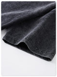 Retro Side Slit Washed T-Shirt
