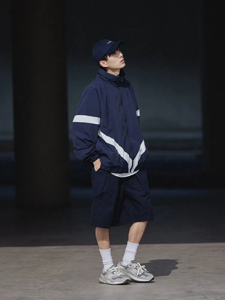 Waterproof Patchwork Varsity Jacket
