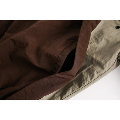 Vintage Patchwork Retro Windbreaker Jacket