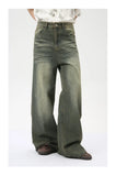Flexible Vintage Distressed Loose Wide Leg Jeans