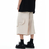 Curved Silhouette Cargo Jorts