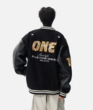 Casual Korean Style Loose Baseball Varsity Jacket